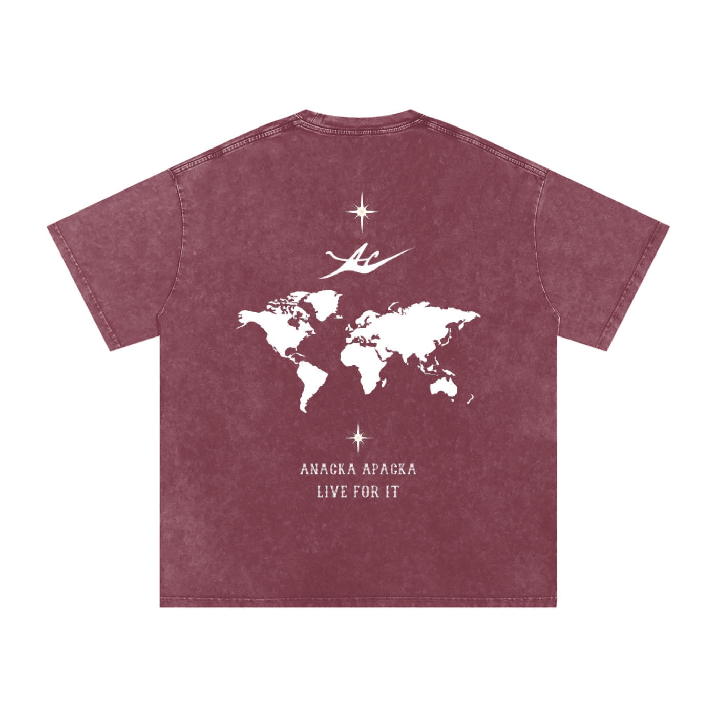 Unisex Snow Washed Oversized Cotton T-Shirt