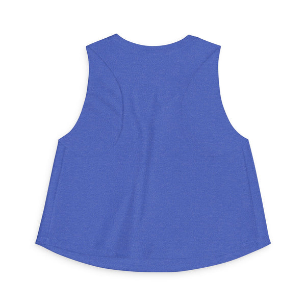Women's Retro Script Graphic Crop Tank Top