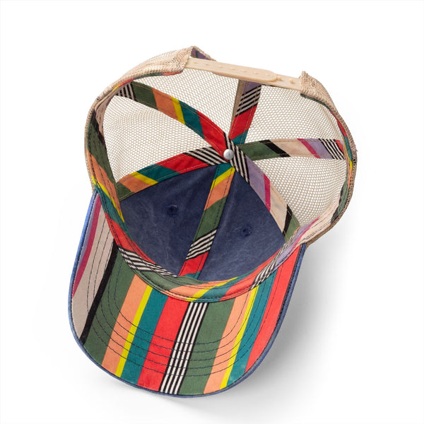 Women's Washed Mesh-Back Cap with Embroidered Logo
