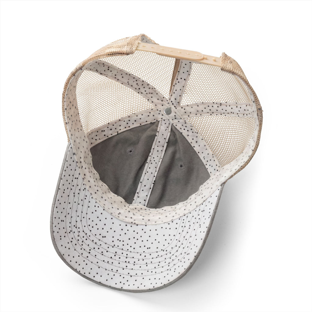 Women's Washed Mesh-Back Cap with Embroidered Logo