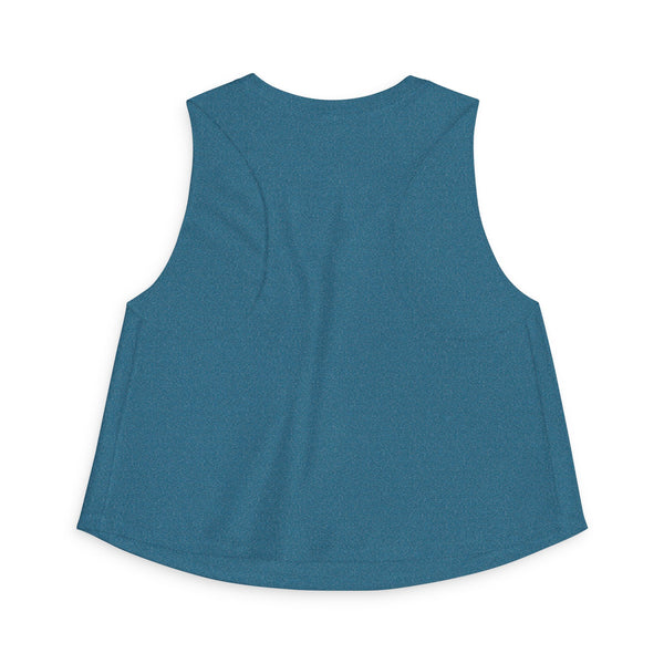 Women's Retro Script Graphic Crop Tank Top