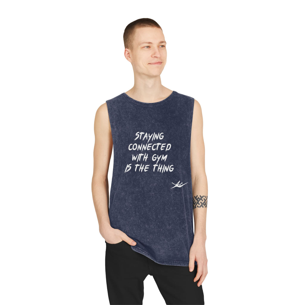 Unisex Anacka Apacka Stonewashed Gym Tank Top