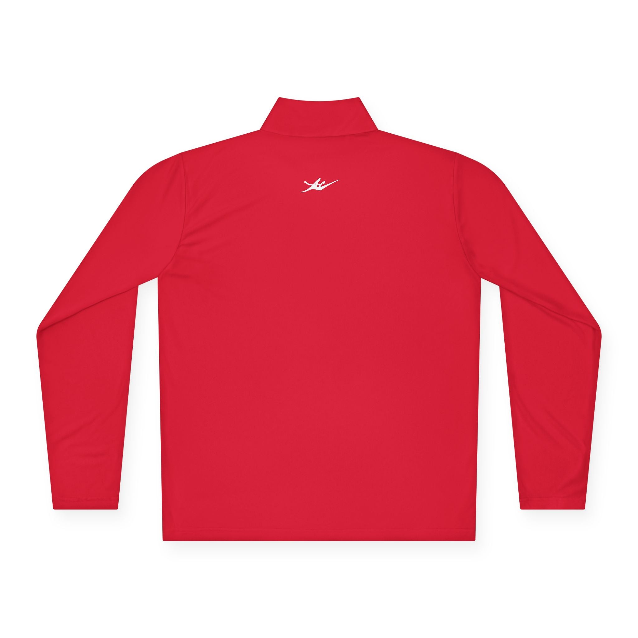 Unisex Embroidered Logo Quarter-Zip Performance Pullover