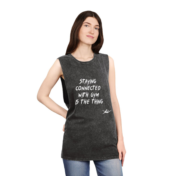 Unisex Anacka Apacka Stonewashed Gym Tank Top