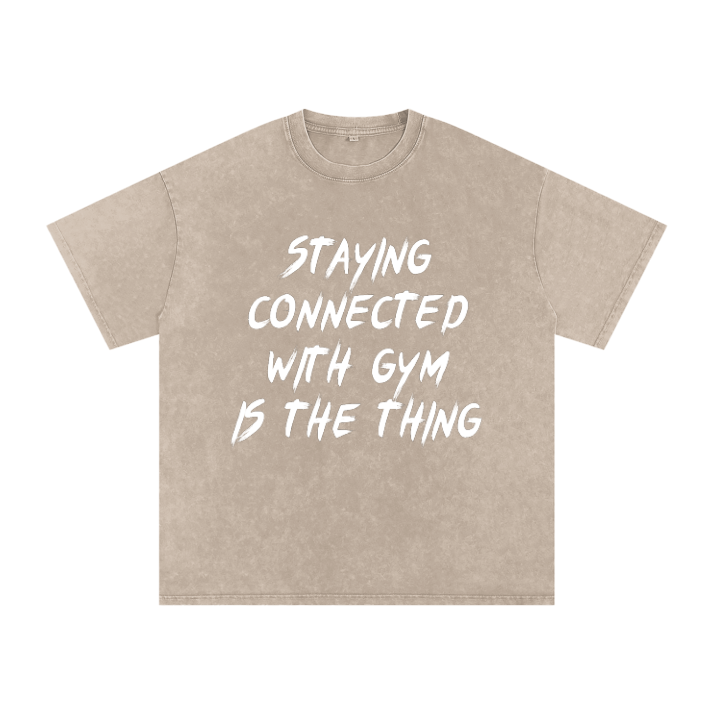 Unisex Snow Washed Oversized Cotton T-Shirt