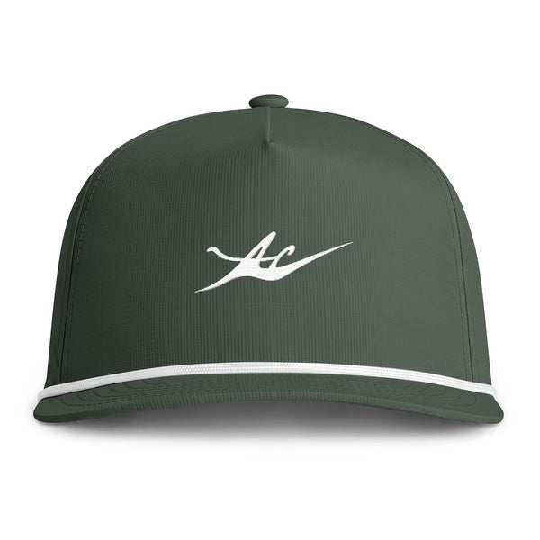 Sunwashed Rope Cap with Embroidered Logo