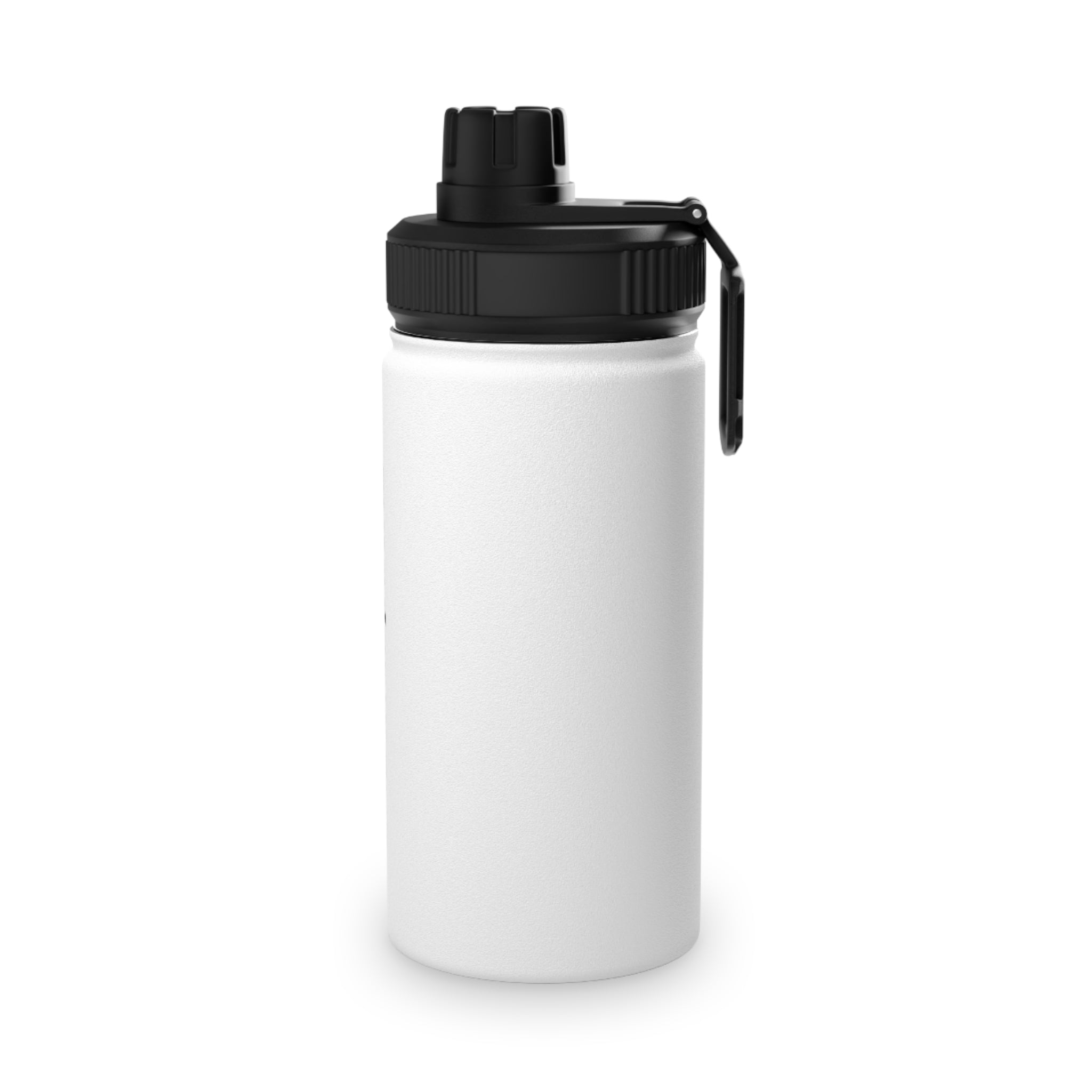 Stainless Steel Sports Water Bottle with Vertical Script Design