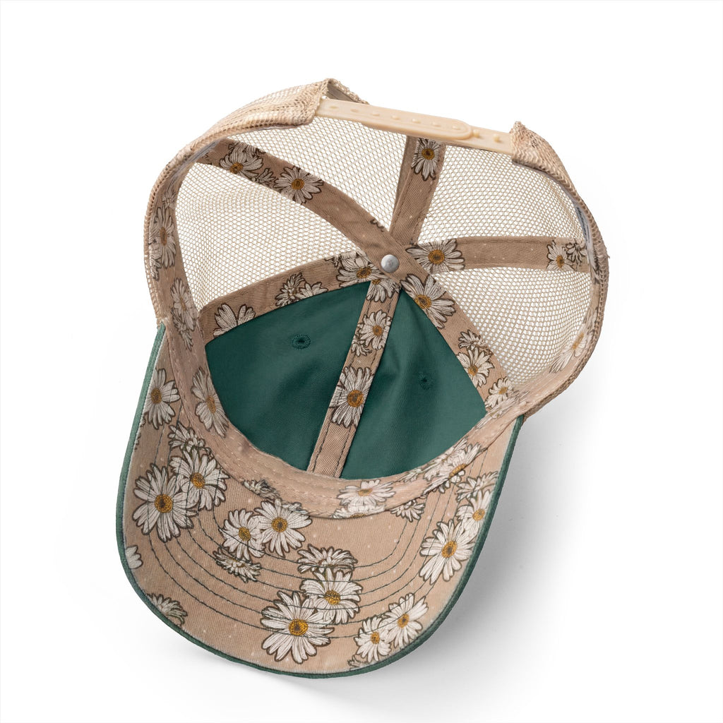 Women's Washed Mesh-Back Cap with Embroidered Logo