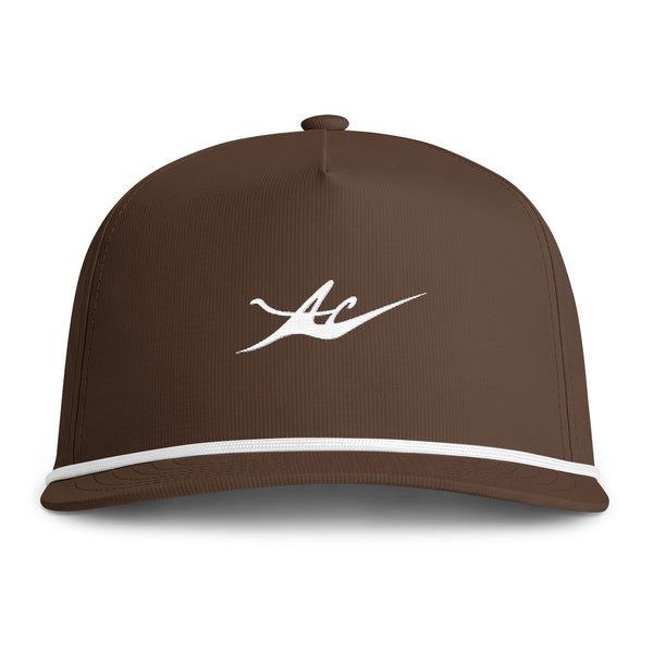 Sunwashed Rope Cap with Embroidered Logo