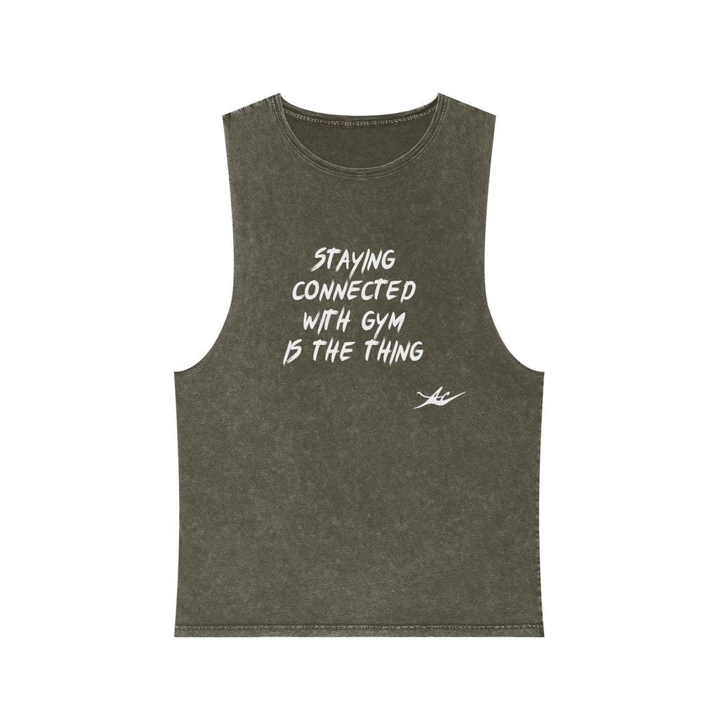 Unisex Anacka Apacka Stonewashed Gym Tank Top