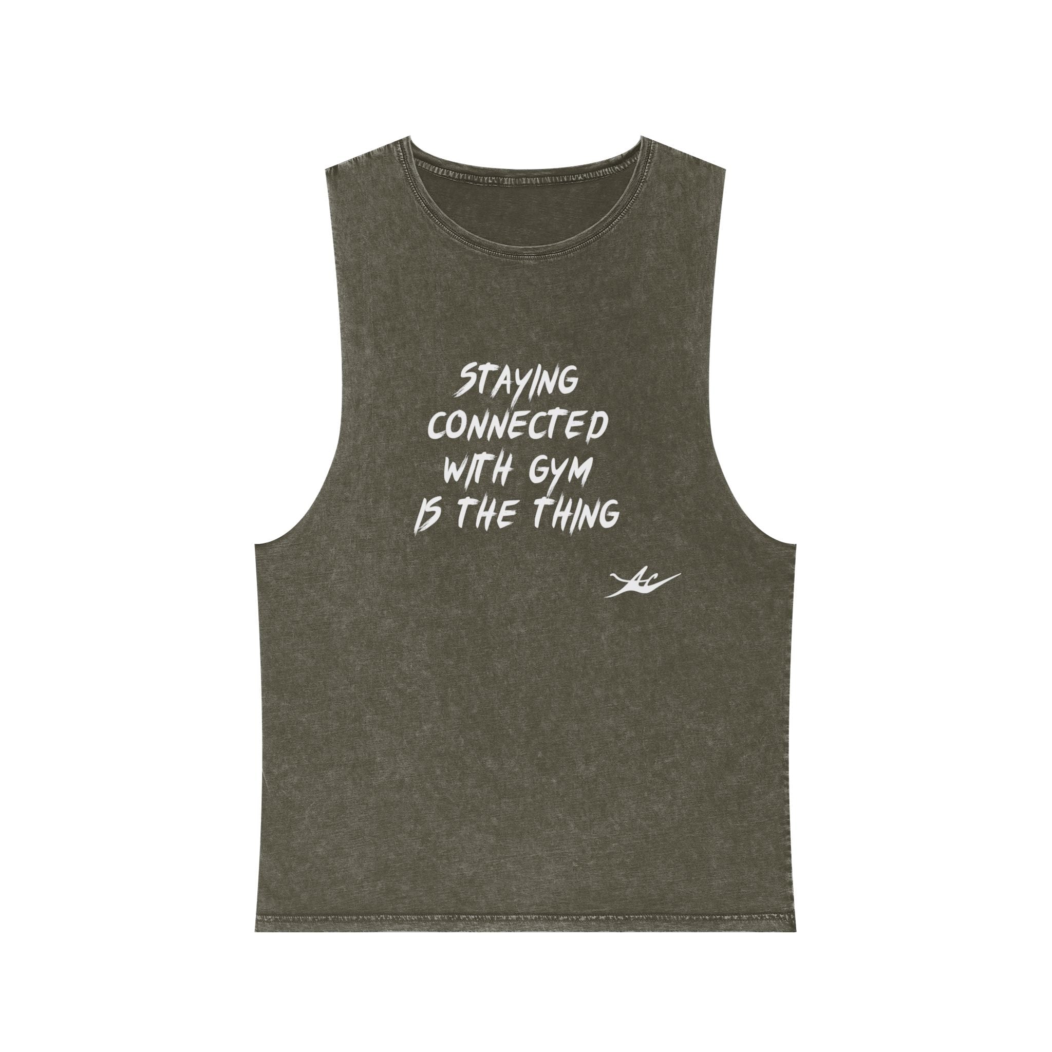 Unisex Anacka Apacka Stonewashed Gym Tank Top
