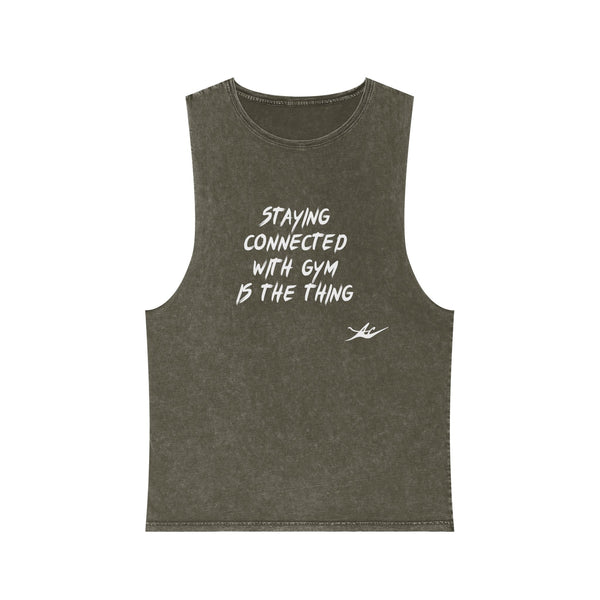 Unisex Anacka Apacka Stonewashed Gym Tank Top