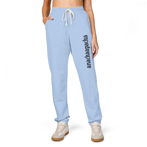 Unisex Anacka Apacka Garment-Dyed Fleece Sweatpants
