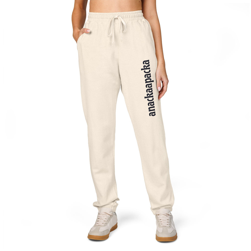 Unisex Anacka Apacka Garment-Dyed Fleece Sweatpants