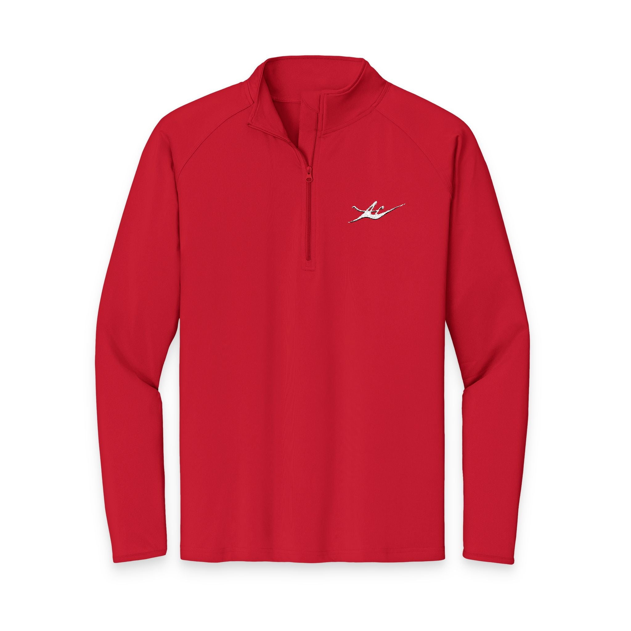 Men's Embroidered Kayak Quarter-Zip Pullover | Lightweight Moisture-Wicking Performance Top