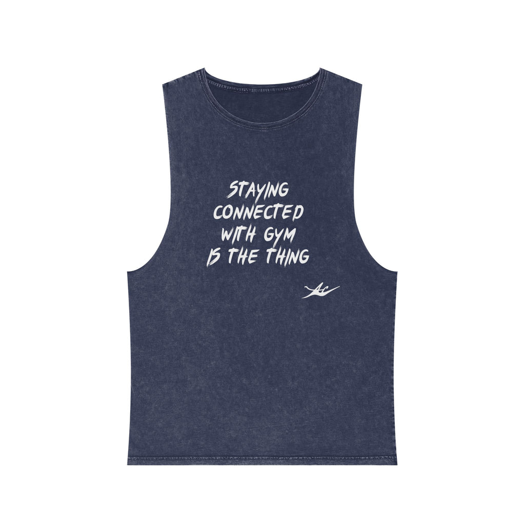 Unisex Anacka Apacka Stonewashed Gym Tank Top
