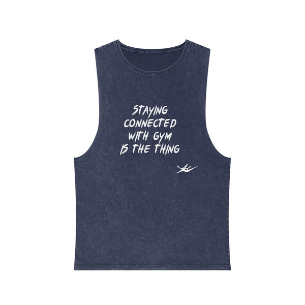 Unisex Anacka Apacka Stonewashed Gym Tank Top