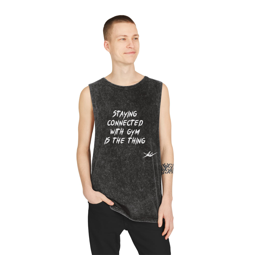 Unisex Anacka Apacka Stonewashed Gym Tank Top