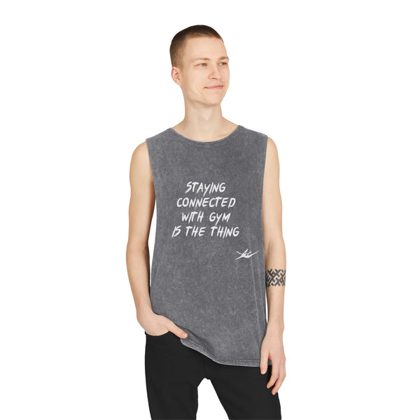 Unisex Anacka Apacka Stonewashed Gym Tank Top