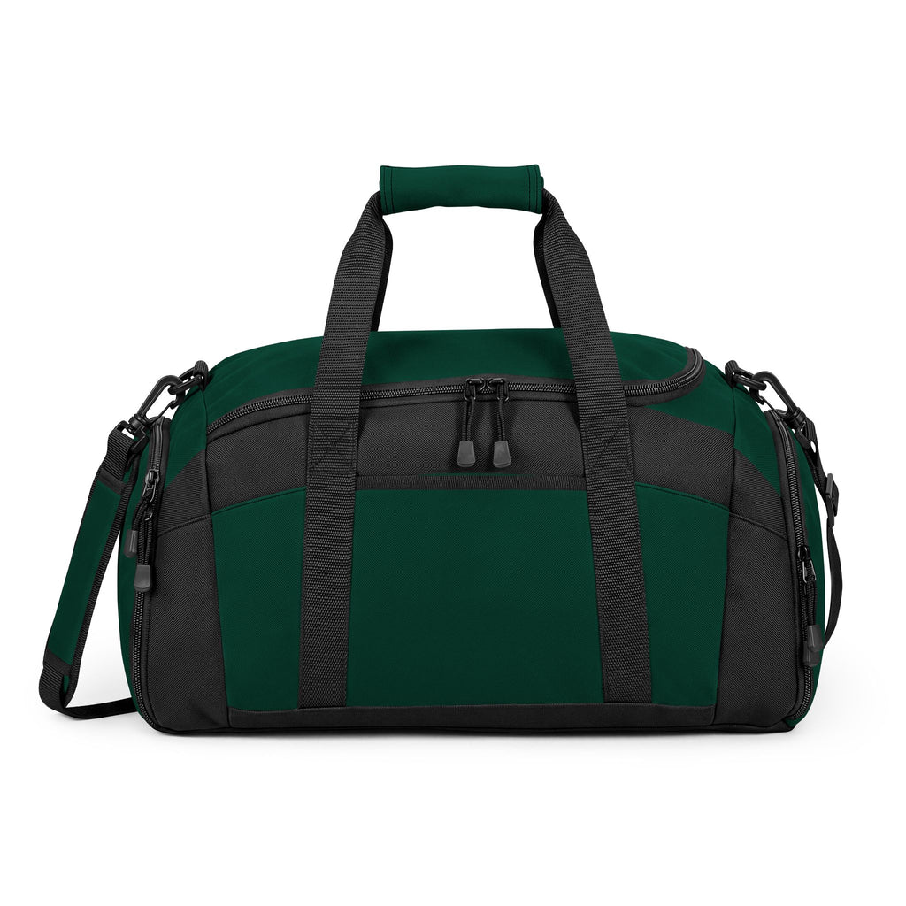 Black Performance Gym Duffle Bag with Adjustable Shoulder Strap