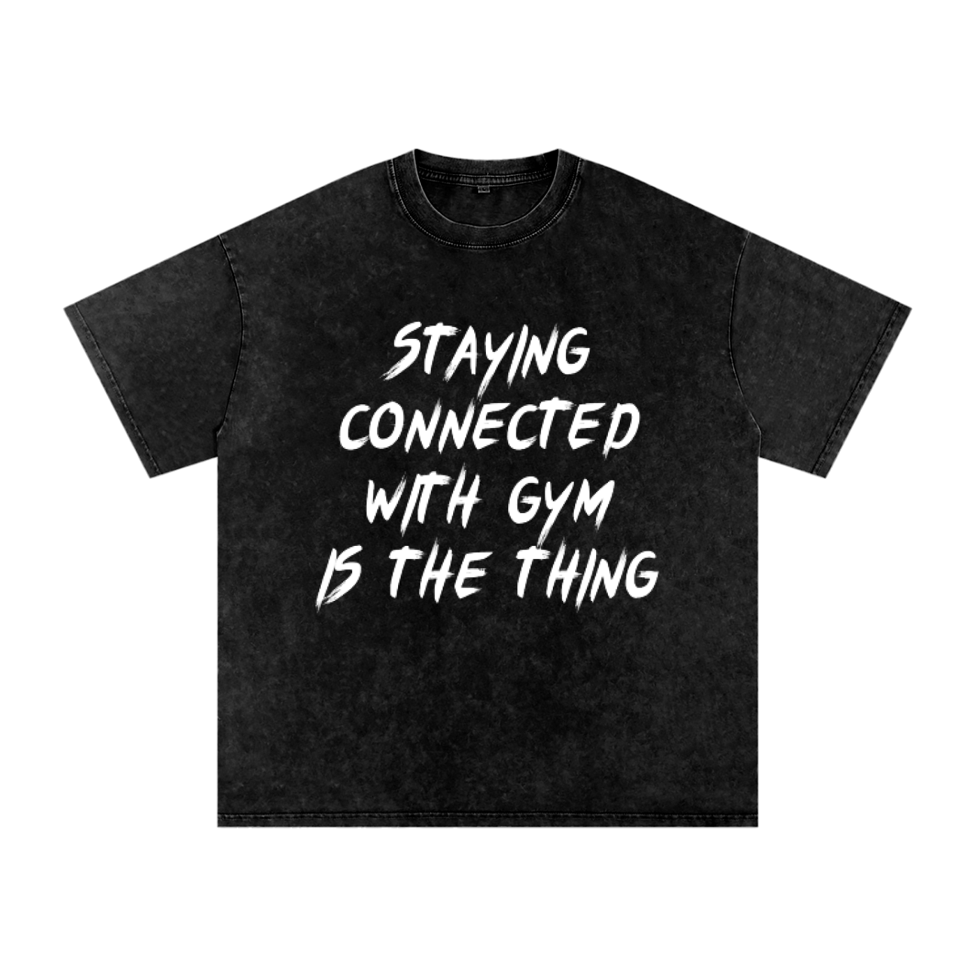Unisex Snow Washed Oversized Cotton T-Shirt