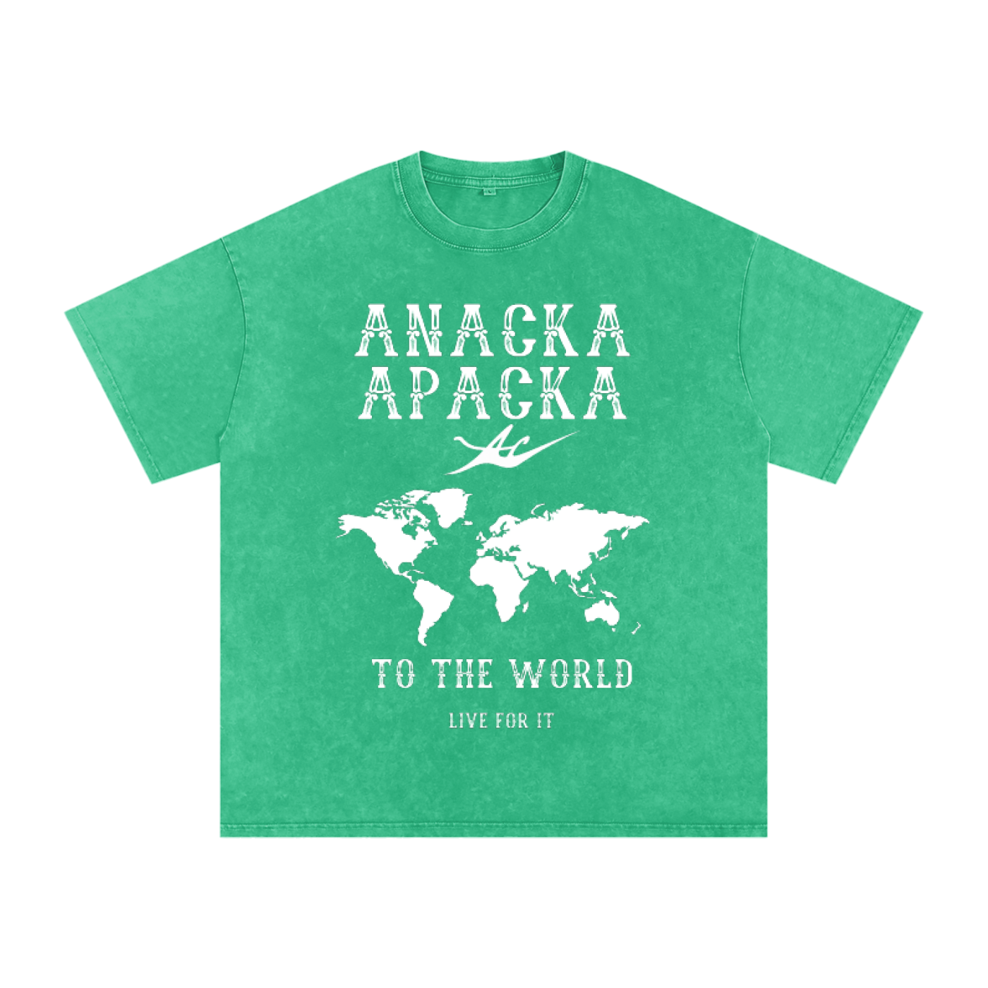 Unisex Snow Washed Oversized Cotton T-Shirt