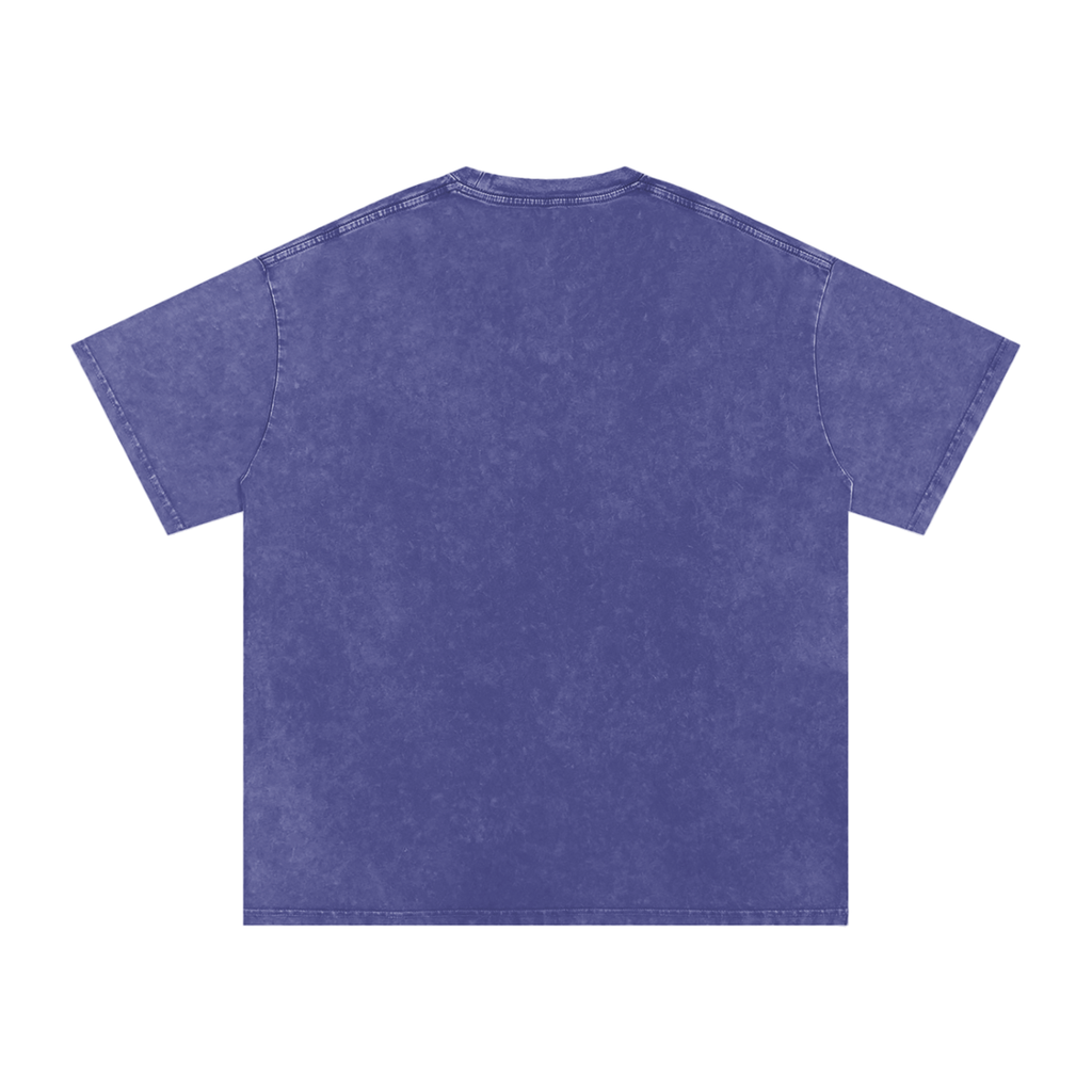 Unisex Snow Washed Oversized Cotton T-Shirt