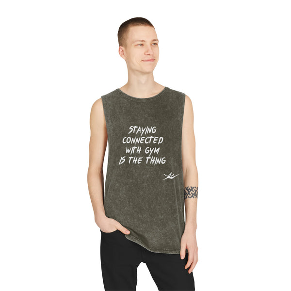 Unisex Anacka Apacka Stonewashed Gym Tank Top