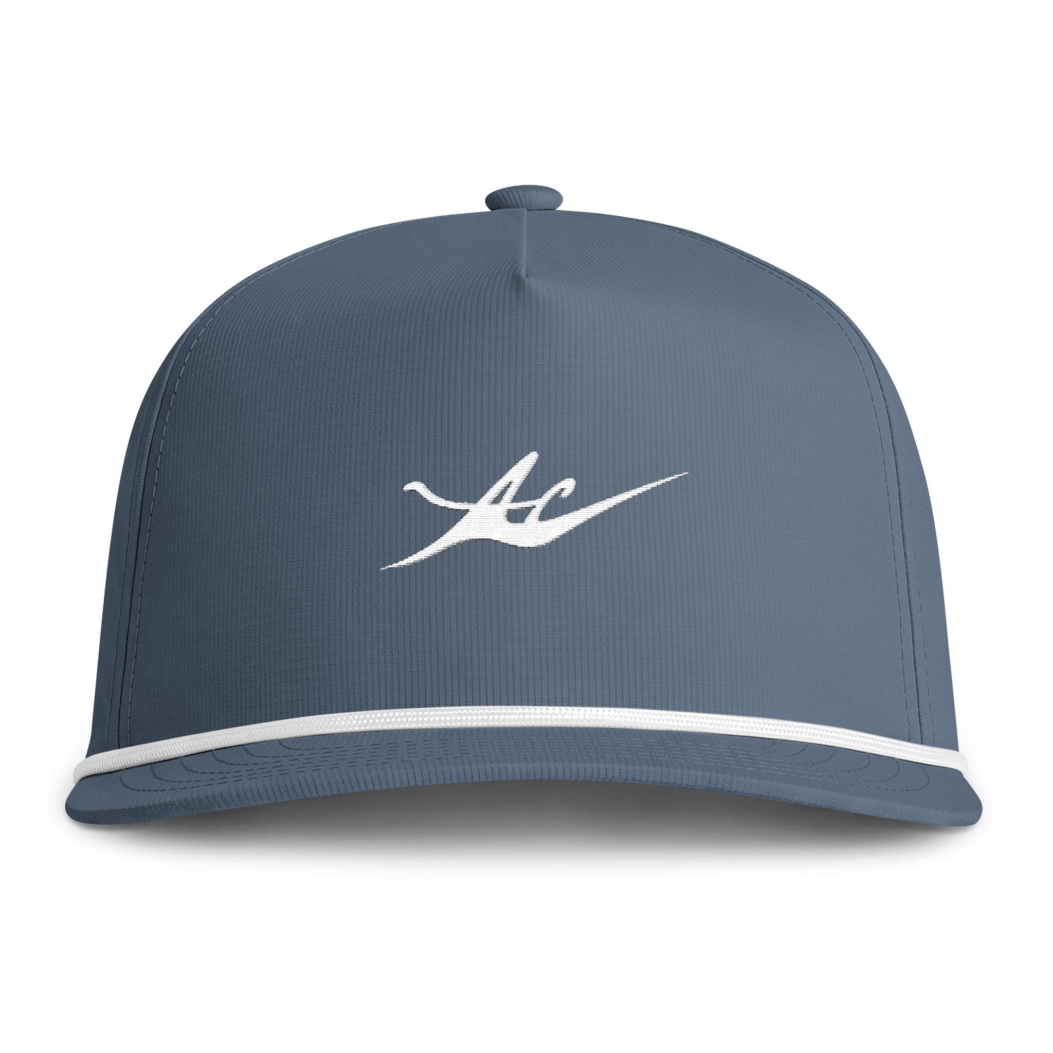 Sunwashed Rope Cap with Embroidered Logo