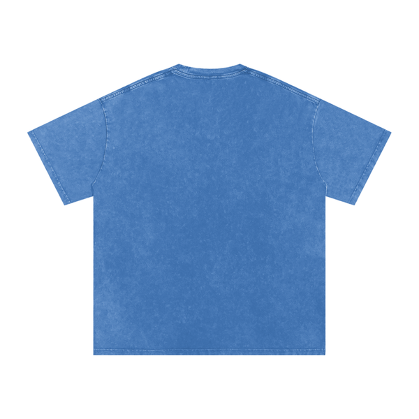 Unisex Snow Washed Oversized Cotton T-Shirt