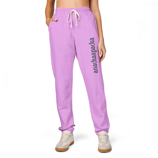 Unisex Anacka Apacka Garment-Dyed Fleece Sweatpants