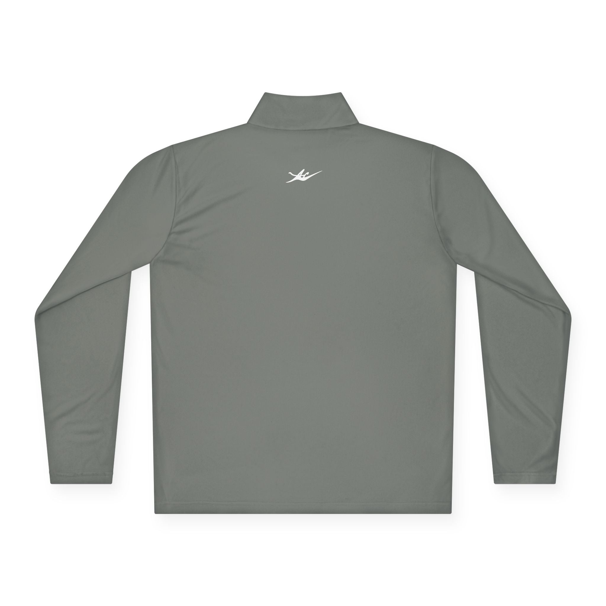 Unisex Embroidered Logo Quarter-Zip Performance Pullover