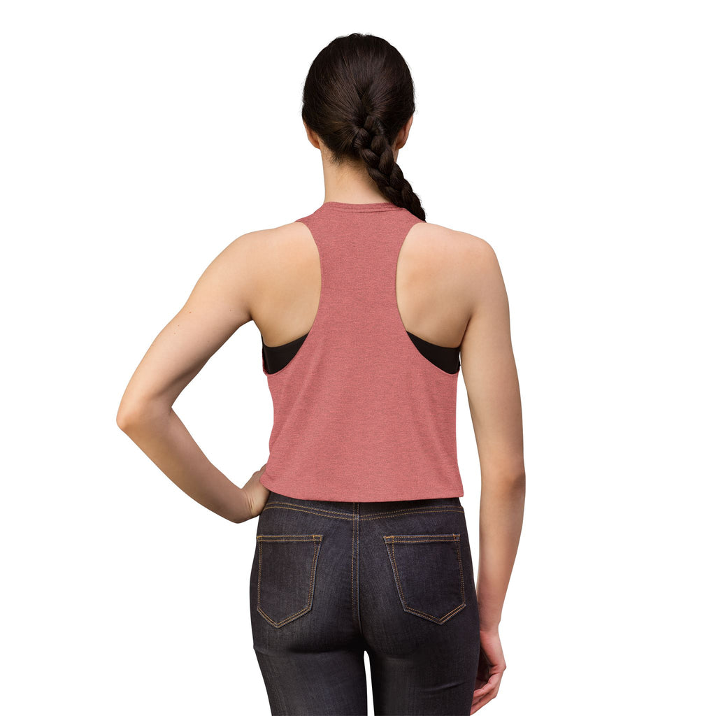 Women's Retro Script Graphic Crop Tank Top