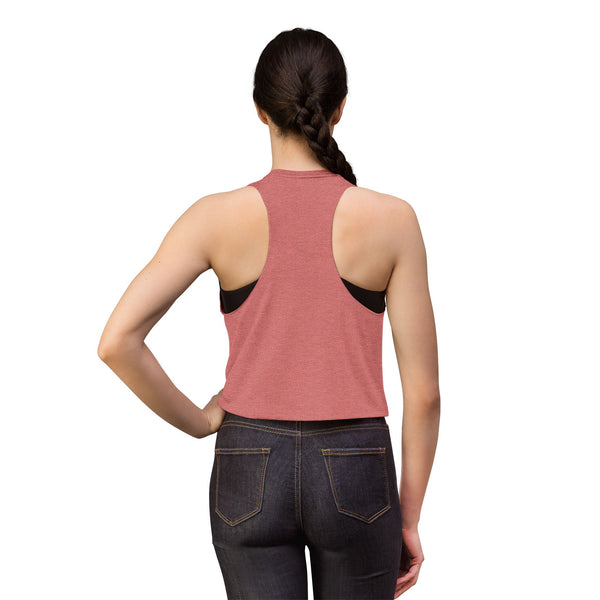 Women's Retro Script Graphic Crop Tank Top