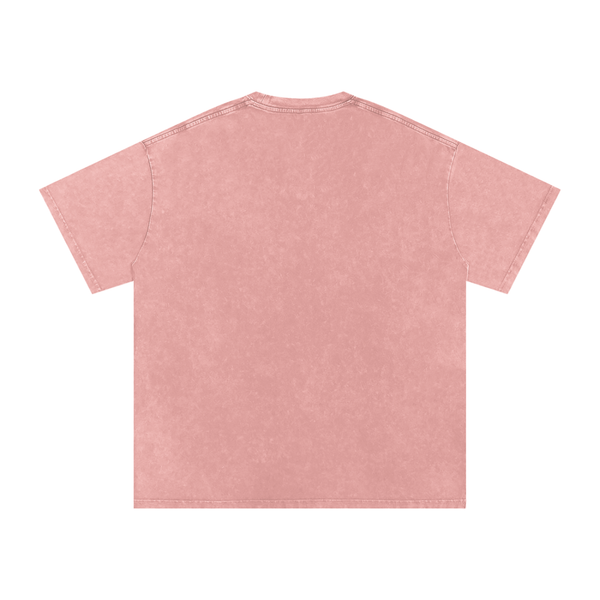 Unisex Snow Washed Oversized Cotton T-Shirt