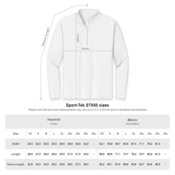 Men's Embroidered Kayak Quarter-Zip Pullover | Lightweight Moisture-Wicking Performance Top