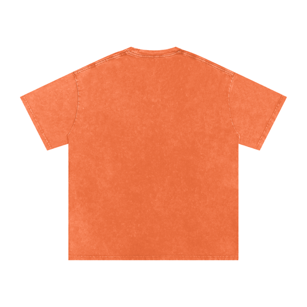 Unisex Snow Washed Oversized Cotton T-Shirt