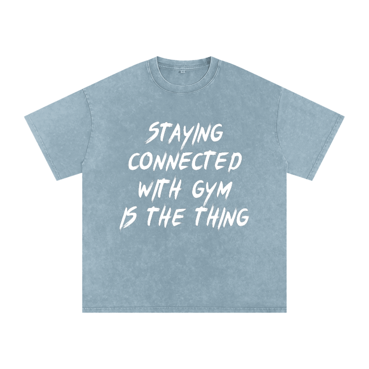 Unisex Snow Washed Oversized Cotton T-Shirt