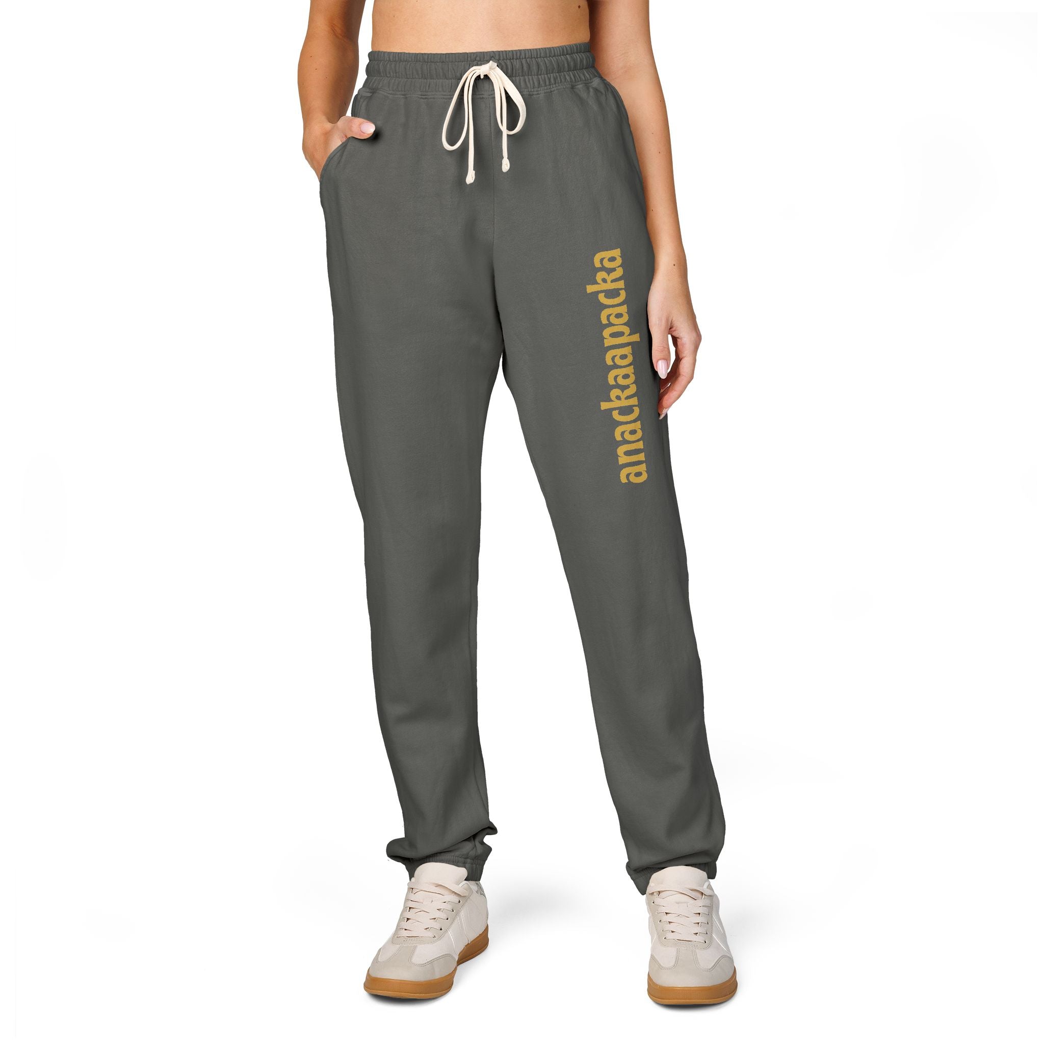 Unisex Anacka Apacka Garment-Dyed Fleece Sweatpants