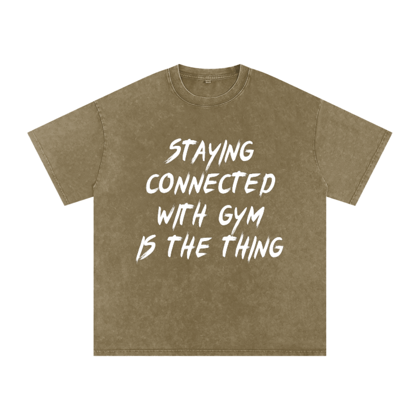 Unisex Snow Washed Oversized Cotton T-Shirt