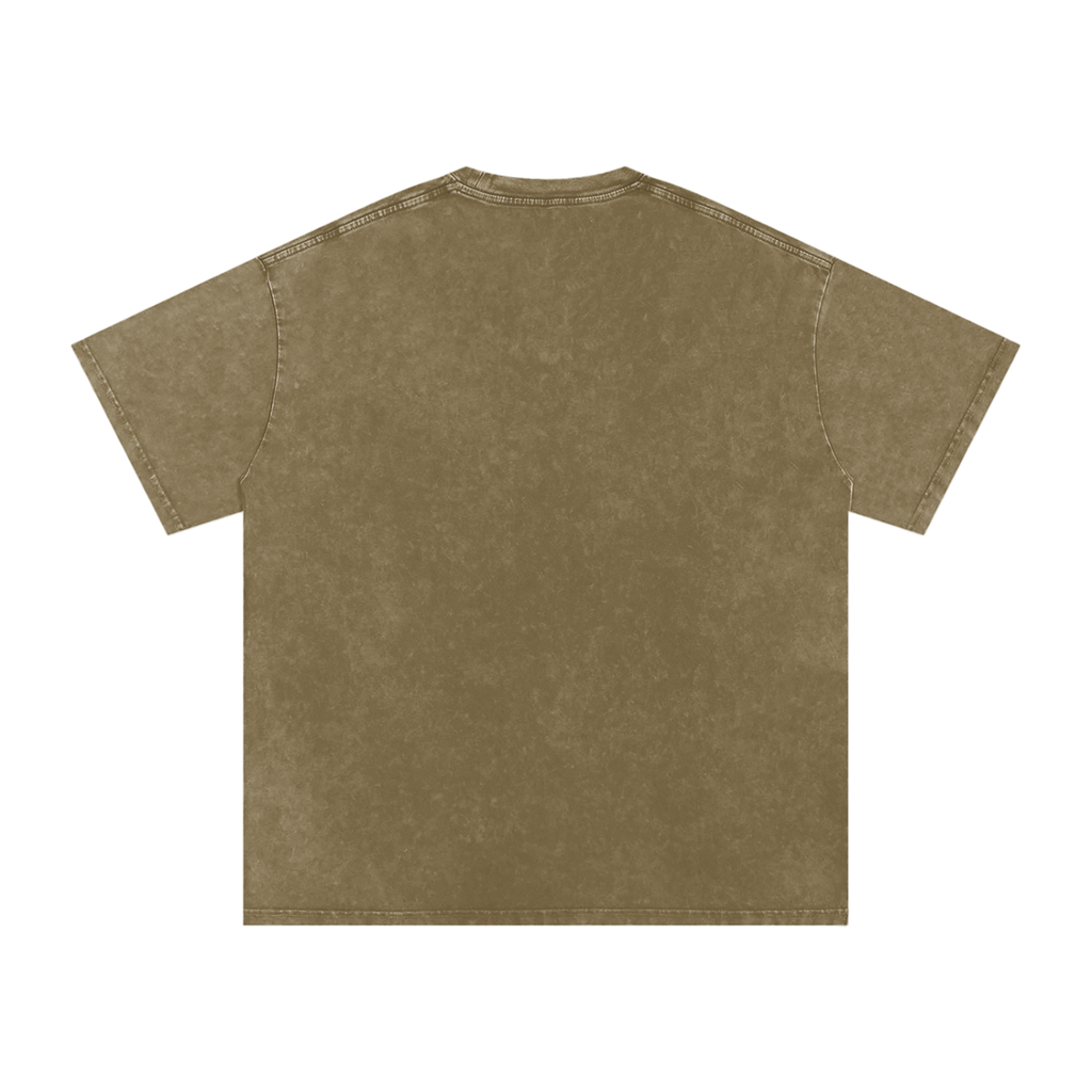 Unisex Snow Washed Oversized Cotton T-Shirt