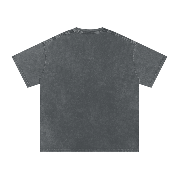 Unisex Snow Washed Oversized Cotton T-Shirt