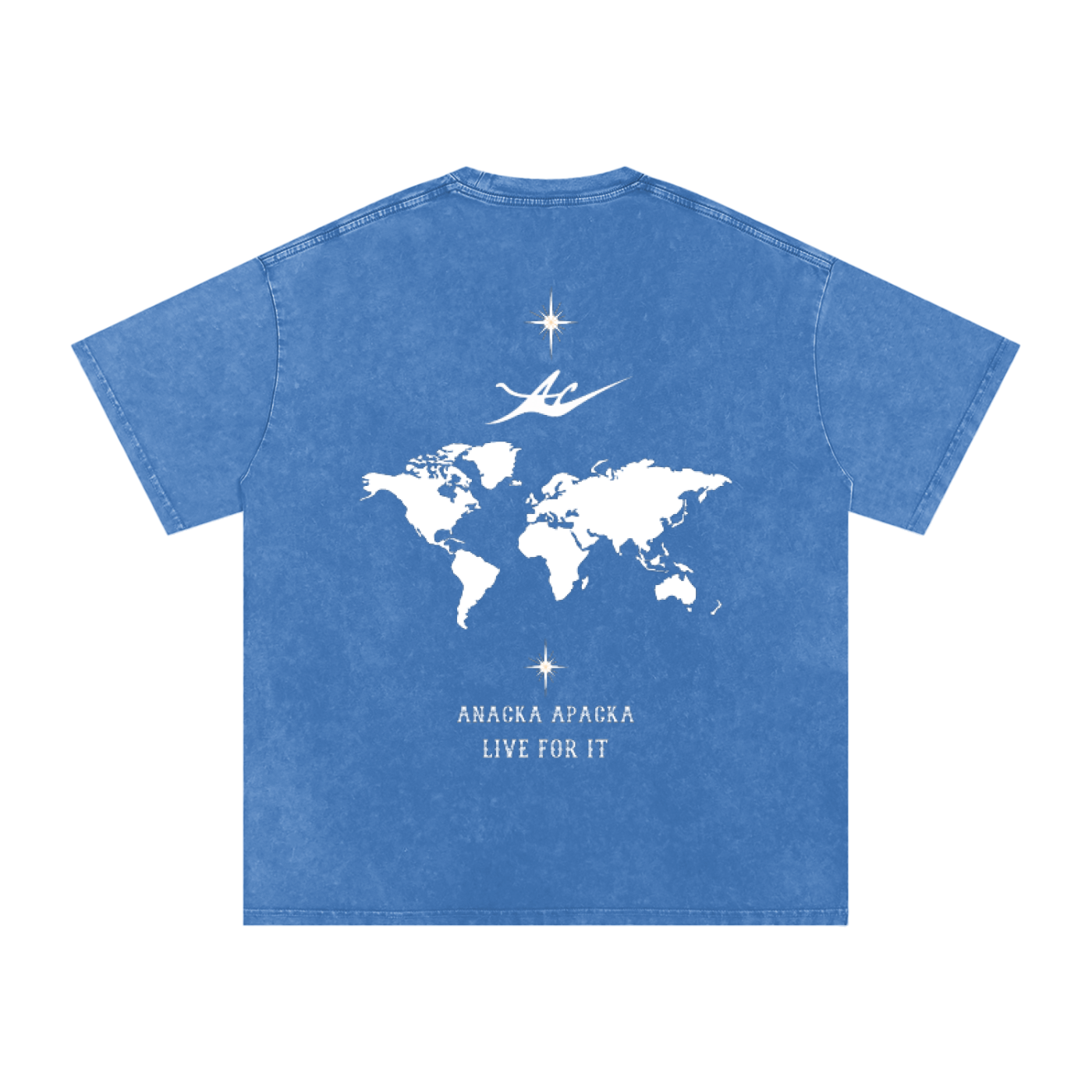 Unisex Snow Washed Oversized Cotton T-Shirt