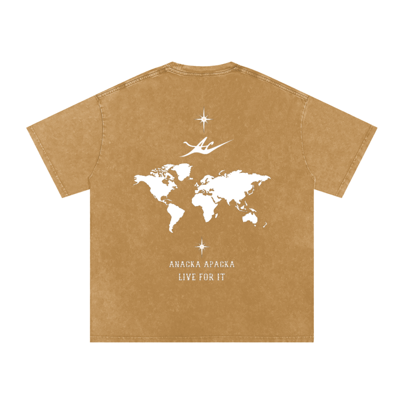 Unisex Snow Washed Oversized Cotton T-Shirt
