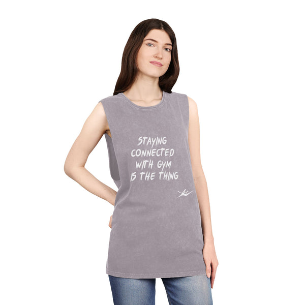 Unisex Anacka Apacka Stonewashed Gym Tank Top