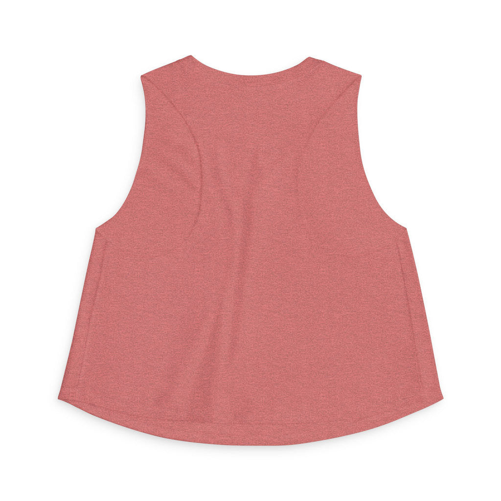 Women's Retro Script Graphic Crop Tank Top