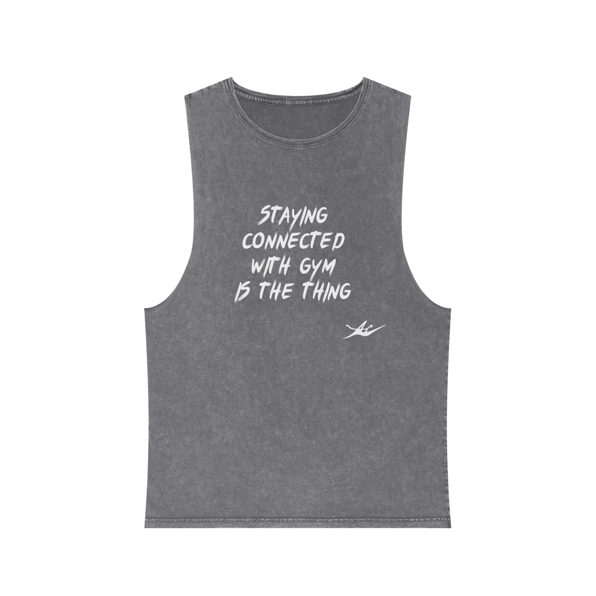 Unisex Anacka Apacka Stonewashed Gym Tank Top