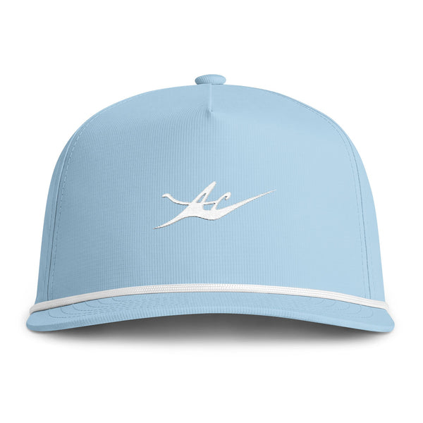 Sunwashed Rope Cap with Embroidered Logo