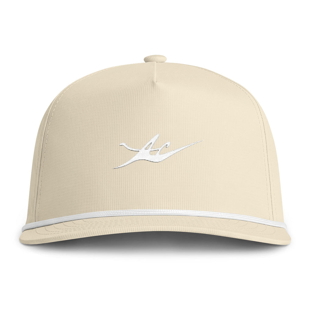 Sunwashed Rope Cap with Embroidered Logo