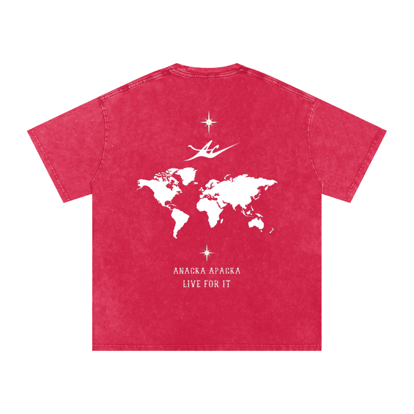 Unisex Snow Washed Oversized Cotton T-Shirt